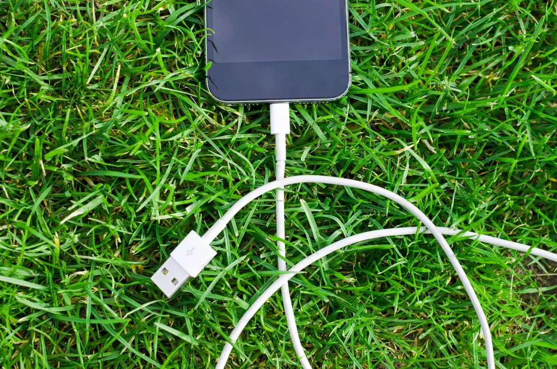 how to check iphone battery health - iphone charging with cable